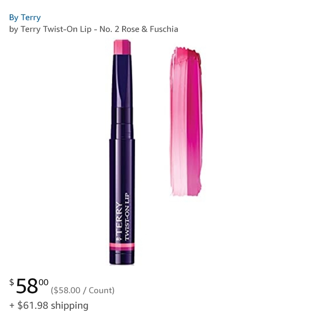 BY TERRY twist-on lipstick Rose & Fuschia